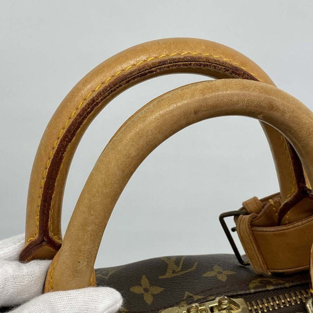 LOUIS VUITTON Brown Monogram Keepall 55 Boston Bag - Picture 7 of 10